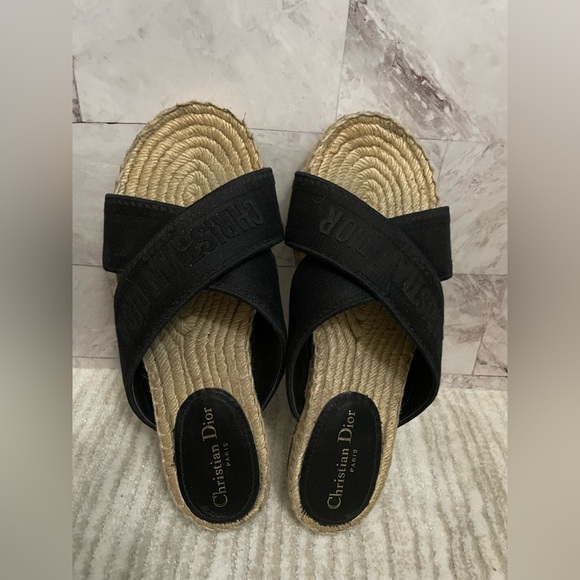EUC Christian Dior Espadrilles Sandals - Picture 6 of 15